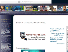 Tablet Screenshot of filmsyoufeel.com